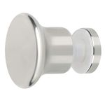 Alise Shower Glass Door Handle,Sliding Shower Doors Knob,One Sided Pull Hardware Replacement Parts for Bathroom Glass Doors,Solid SUS304 Stainless Steel Handles,Brushed Nickel XLS400DB-LS