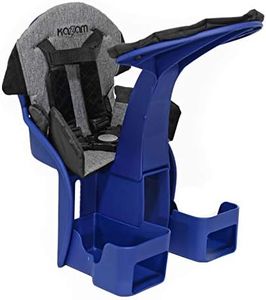 KaZAM Kangaroo Deluxe Front Mount Bicycle Child Seat, Navy Blue, Universal