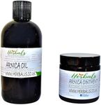 Arnica Bruise Cream Oil for Bruising Massage Oil Massage Balm Made in Yorkshire (200ml Cream & 250ml Oil)