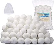 NianYI 3 lbs Pool Filter Balls Eco-Friendly Filter Media for Swimming Pool Sand Filters (Equals 100 lbs Pool Filter Sand) Suitable for All Sand Filter Systems