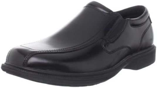 Nunn Bush Men's Bleeker Street Slip on Loafer, Black, 12 X-Wide