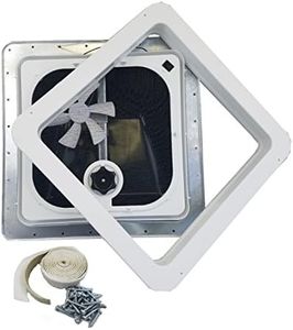 Ventline RV Roof Vent Smoke w/ 12 Volt Fan, Putty & Screws
