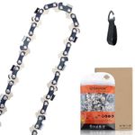 Savior Chainsaw Chain for 16 Inch (40cm) Bar, 56 Drive Links, 3/8" LP Pitch, 050" Gauge, Low-Kickback Saw Chain fits for Einhell GH-EC 2040, Titan, McCulloch, Black & Decker and More (‎91P056X3)