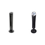 Honeywell Comfort Control Tower Fan (3 Speed Settings, Oscillating 110°, Timer Function, Remote Control, Easy to Use Controls) HO-5500 & QuietSet Tower Fan HY254