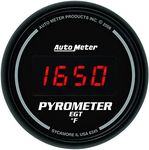 Auto Meter 6345 Digital Pyrometer Gauge,2.3125 in.