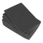 Sealey HP1523UF Abrasive Finishing Pad 150 x 230mm Ultra Fine Pack of 10 , Black