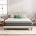 Novilla Queen Size Mattress, 10 Inch Hybrid Queen Mattress in a Box with Gel Memory Foam & Individually Pocketed Coil, Cooling Sleep & Pressure Relief, Medium Firm Queen Size Bed Mattresses, vigour