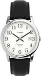 Timex T2H281 Easy Reader 35mm Black Leather Strap Watch
