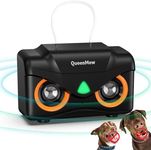 Anti Barking Device, Ultrasonic Dog Barking Device with 2 Powerful Emitters, 50FT Effective Range Stop Dog Barking, Mini Ultrasonic Bark Stopper, Dog Bark Deterrent Device for Small Large Dogs