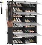 SONGMICS Shoe Rack, 8 Cubes Shoe Or