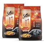 Sheba Kitten and Adult, Irresistible Dry Cat Food, Chicken Flavour, 1.5 kg, Contains 41 Essential Nutrients, Complete & Balanced Nutrition (Pack of 2)