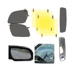 10H2 Car Thick Anti-Rain Guard| Rear-View Film Mirror| Car Accessories Mirror Sticker| Waterproof Anti-Fog Car Sticker| Protective Film Sticker| For Car Hyundai venue, Creta, Nios i10,i20,Aura,Pack-7