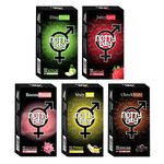 NottyBoy Multi Flavored Condom Combo For Men - Pack of 50 | Ultra Thin Bubblegum, Banana, Green Apple, Chocolate, Strawberry | Smooth, Tasty Sensation and Safe For Oral Use