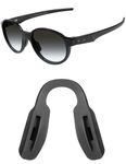 Mryok Replacement Nose Piece Nose Pads for Oakley Metalink OX8153 Eyeglasses - Black