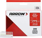 Arrow A721189 Insulated Staples, T72, 9 mm x 15 mm (Pack of 300), Silver