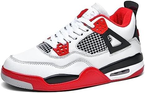 Aszeller Chaussures de Skate Air 4 rétro Classiques pour Homme Femme - Baskets de Basket-Ball décontractées pour Le Travail Course à Pied Marche