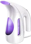 HiLIFE Steamer for Clothes, Portable Handheld Design, 240ml Big Capacity, 700W, Strong Penetrating Steam, Removes Wrinkle, for Home, Office and Travel(ONLY FOR 120V) (Purple)