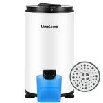 Spin Dryer 6kg by Umelome, Energy&Power Saving Spinner 3200 RPM Clothes Dryer, Energy Efficiency Class: A+++, Gravity Drain dryer, White