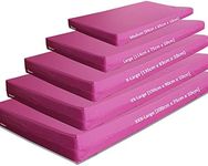 Gymnastics Crash Mat, Safety Exercise Mat Pad, Critical Fall Height Tested to 3 Metres BS:EN1177 [Pink, XX-Large]