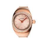 Fossil Watch Ring for Women, Quartz movement with Stainless steel Strap