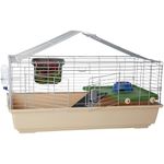 Emily Pets Small Animal Habitat Cage for Rabbits, Hamsters, and Guinea Pigs | 39.3 x 20.8 x 18.1 Inch Spacious Metal Cage
