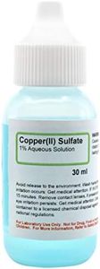 ALDON Innovating Science Copper(II) Sulfate, 1% Aqueous Solution, 1 fl oz (30mL) - The Curated Chemical Collection