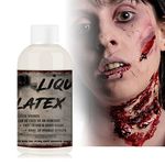 CHASPA 200ML Makeup Liquid Latex for Halloween Costume, Zombie, Special Effects SFX Wound - Dries CLEAR