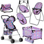 Baby Doll Stroller Bed and Swing Nu