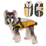 Wunive Dog Coat with Harness Dog Coats Waterproof Dog Jacket Dog Coat Dog Winter Coat Small Dog Coat Waterproof Dog Harness Jacket Dog Coats for Small Medium Large Dogs