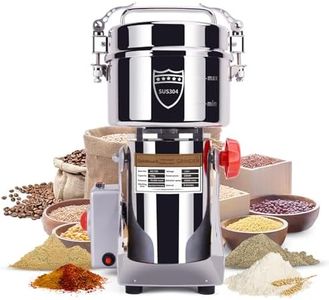 Goldtouch 750g Grain Mill Grinder 2800W Electric Stainless Steel Grain Grinder High-Speed Pulverizer Powder Machine for Dry Wheat, Oats, Corn, Pepper and Coffee Beans (750g Swing Type)