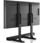 TVON Table Top TV Stand with Height Adjustable TV legs, TV Stands Base with Cable Management for Most 37 to 86 Inch Flat or Curved TVs, Steel TV Feet Holds up to 68 KG, Max VESA 800x600mm, Black