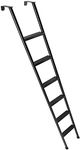 RecPro RV Bunk Ladder 85" | Black | Mounting Brackets Included | Aluminum | Made in USA