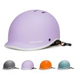 Ckorison Bike Helmet for Adult Men and Women, Bicycle Helmet for Commuting Road Biking Skating with Adjustable Dial Size 56-61cm (Lilac)