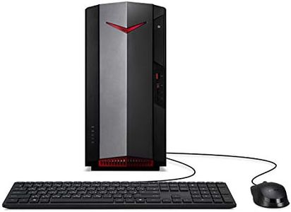 Acer Nitro 50 N50-640-UR13 Gaming Desktop | 12th Gen Intel Core i5-12400F 6-Core Processor | NVIDIA GeForce RTX 3050 | 16GB 3200MHz DDR4 | 512GB SSD | 1TB HDD | Intel Wi-Fi 6E AX211 | Windows 11 Home