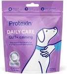 Protexin Daily Care Gut+ Calming, 60 postbiotic Dog Supplement Chews – Trout and Kale Flavored