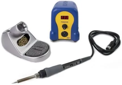 Hakko FX888DX-010BY - Digital Soldering Station with Rotary Encoder (Blue/Yellow Housing)