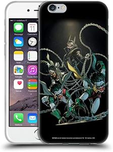 Head Case Designs Officially Licensed Batman DC Comics Batman Who Laughs Rabid Robins The Dark Knights Soft Gel Case Compatible with Apple iPhone 6 / iPhone 6s