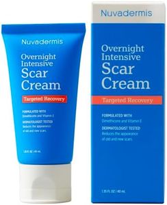 NUVADERMIS Overnight Intensive Scar Cream with Retinol, Allantoin, Vitamin E, Betaine – 1.35 Fl Oz PM Scar Cream Treatment for C-Sections, Keloids & Post-Surgery Care