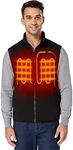 ORORO Men's Fleece Heated Vest with