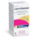 Lax-A-Senna - Sennosides Stimulant Laxative | Naturally Sourced Medicinal Ingredients, Fast-Acting, Overnight Relief of Occasionnal Constipation | 110 Tablets