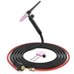 YESWELDER TIG Welding Torch WP-17V 13ft 150Amp Air Cooled Lift TIG Torch for YESWELDER MIG-205DS/MIG-250PRO Black Version MIG Welder/ARC-205DS Stick Welder