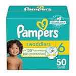 Pampers Diapers Size 6, 50 Count - 