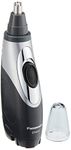 Panasonic ER430K Wet/Dry Nose & Ear Hair Trimmer with Vacuum Cleaning System (Battery Operated)