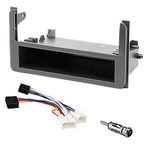 Sound-way - 1 DIN in dash car stereo adapter mounting fascia kit for Toyota Yaris, 4Runner, Rav4, Celica - KA11-420