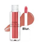 Blur India Dude, Don't Touch My Gloss | Glossy Lip Tint + Oil | Pigmented AF | Juicy, Non-Sticky, Moisturizing | Lip Gloss for Girls and Women | 5ml | Peach