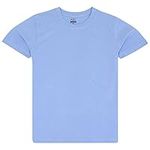 A2Z 4 Kids Boys T Shirts Plain Summer Tank Top & Tees - T Shirt PL Sky Blue 11-12