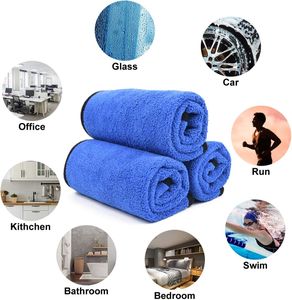 URAQT Microfibre Cleaning Cloths, 6-Pack – Lint-Free, Super Absorbent, 40x30cm