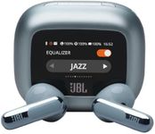 JBL Live Flex 3 True Wireless Noise Cancelling Earbuds with Screen, Blue