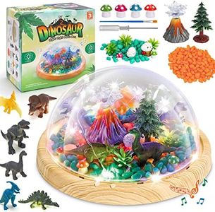 Best Gifts for Boys Girls: Arts and Crafts Kits for Kids 5-12 Year Old | Dinosaur Toys Crafts Set Kits for Boys DIY Toys Age 5 6 7 8 9 Girls Boy Birthday Present Arts Craft - Kids Craft Bedroom Decor Night Light