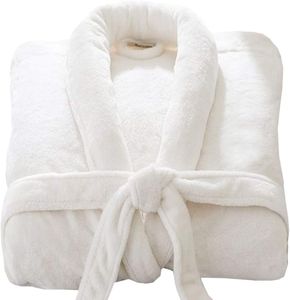 Unisex Egyptian Cotton Super Soft Luxury Velour Towelling Terry Dressing Gown Nightwear With Big Pockets And Belt Soft Housecoat Bathrobe
